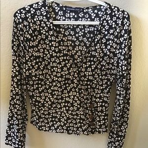 Floral long sleeve blouse